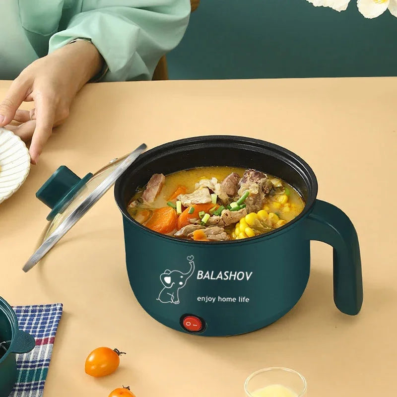 Mini Electric Cooker Non-stick Cooking 1-2 People Double Hot Pot steamer Hot Pot Multifunction Electric Cooker for Home 220V EU