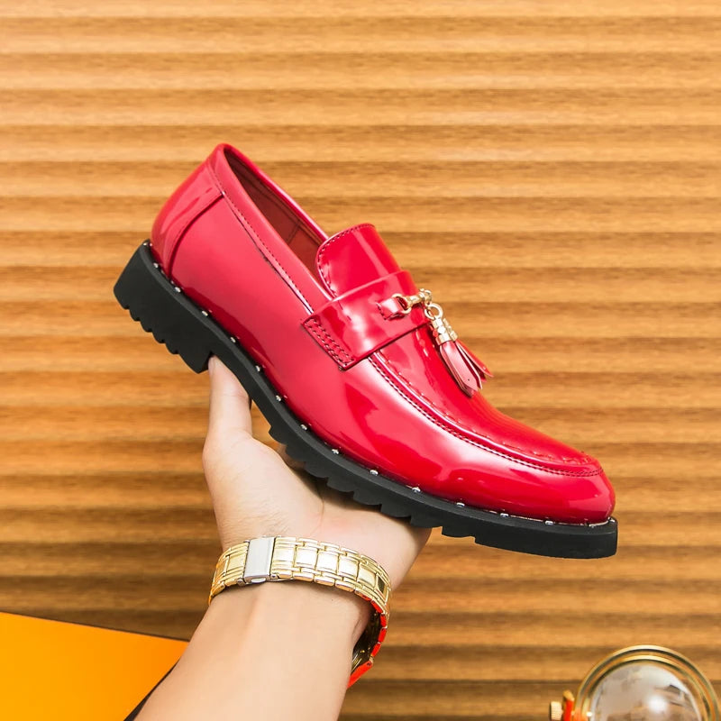 Loafers Tassel Fashion Leather Casual Shoes for Men
