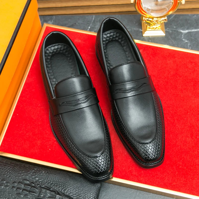 Classic Loafers Slip-on Plus Size 45 46 Original Office and Business Shoes