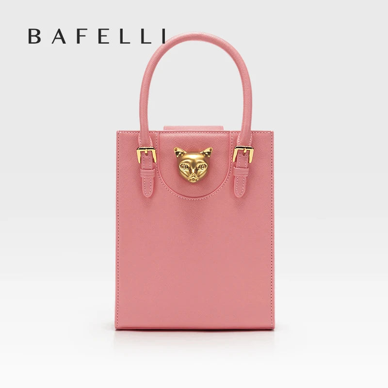 BAFELLI 2025 NEW WOMEN'S HANDBAG CAT LUXURY BRAND DESIGNER ORIGINAL STYLE TRENDING SHOULDER CASUAL BAGS