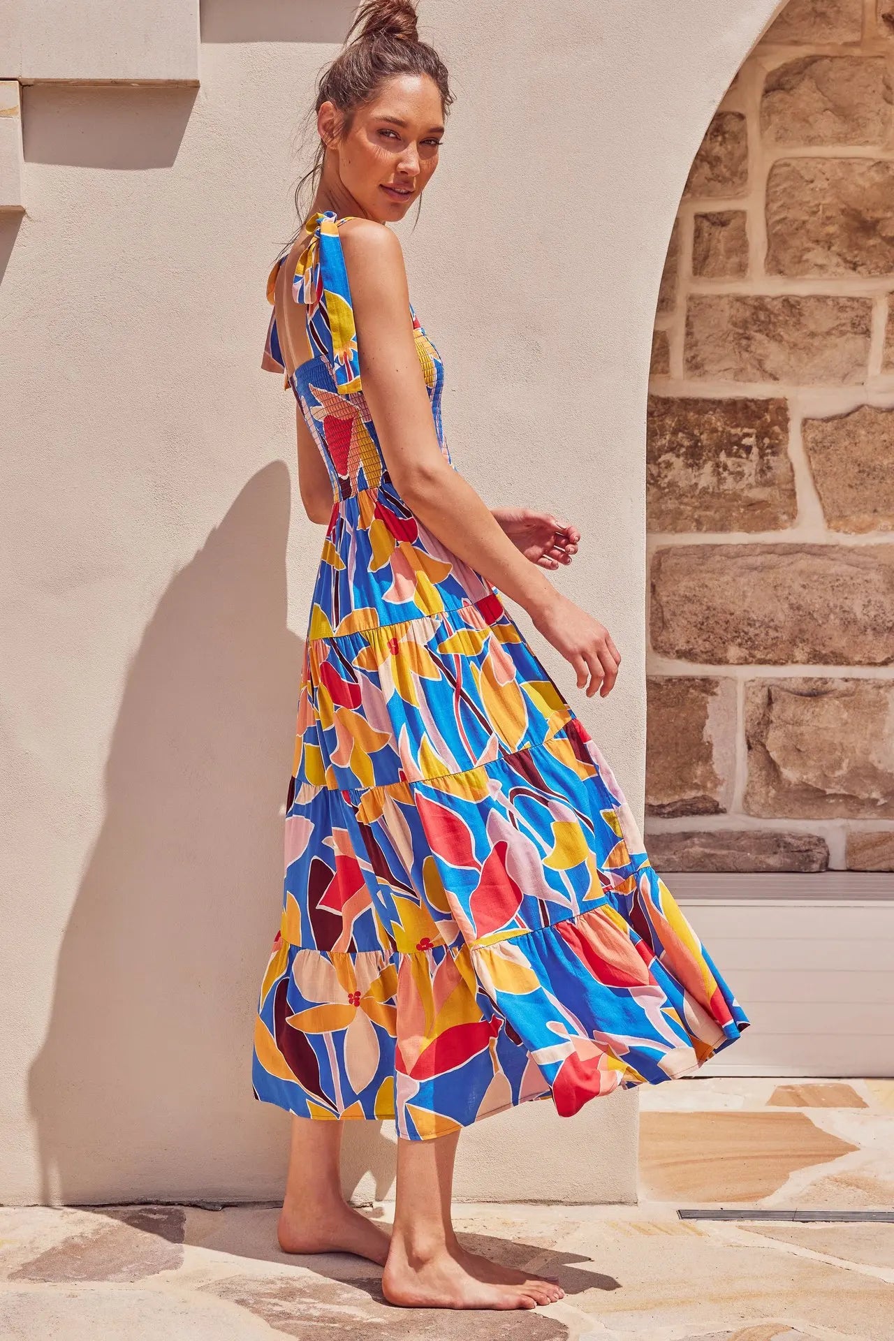 Sexy Sleeveless Hot Girl Strap Long Casual Comfortable Dress For Women