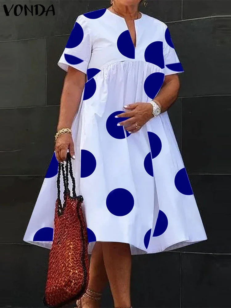 Plus Size Maxi Long Neck Party/Outing Elegant Dress