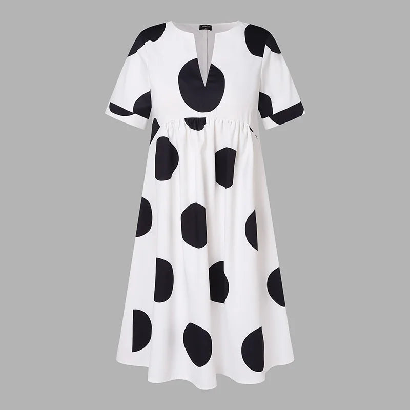 Plus Size Maxi Long Neck Party/Outing Elegant Dress