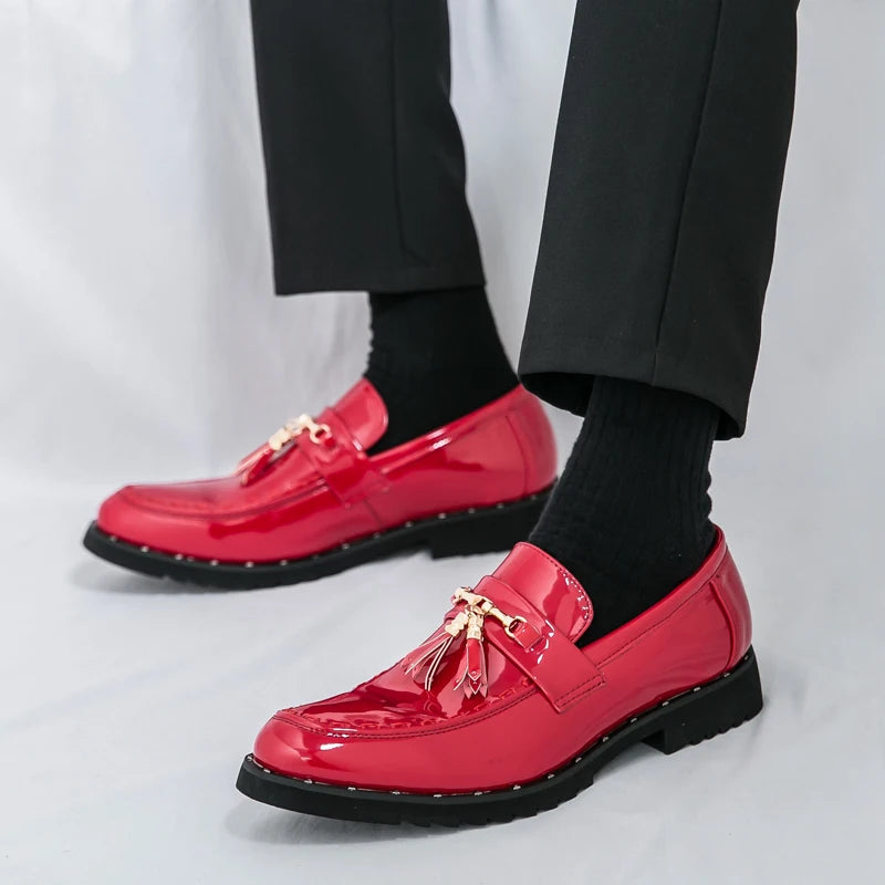 Loafers Tassel Fashion Leather Casual Shoes for Men