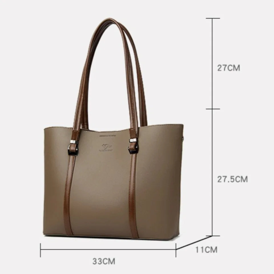 Large Capacity Shopping Luxury High Leather Ladies Bag