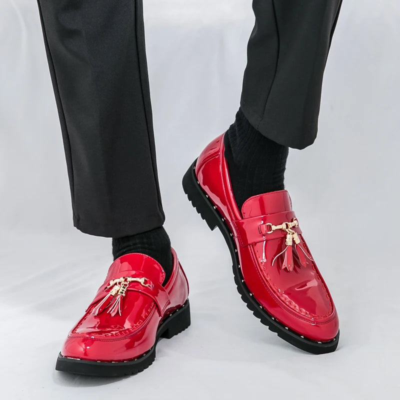 Loafers Tassel Fashion Leather Casual Shoes for Men