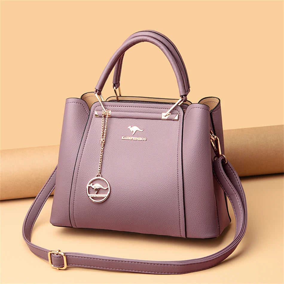 Shoulder Crossbody Sac Ladies Large Capacity Leather Handbags