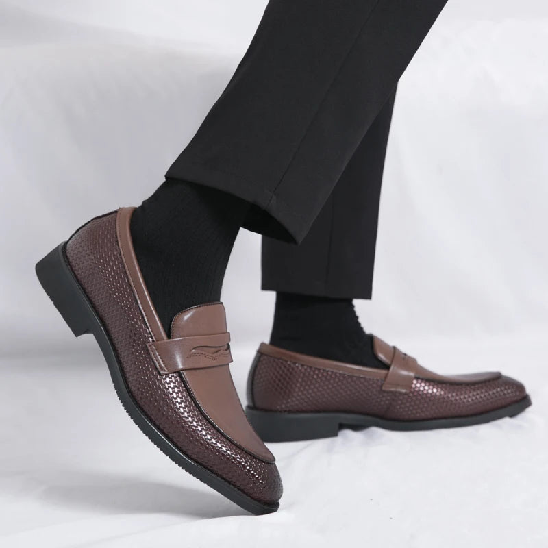 Classic Loafers Slip-on Plus Size 45 46 Original Office and Business Shoes