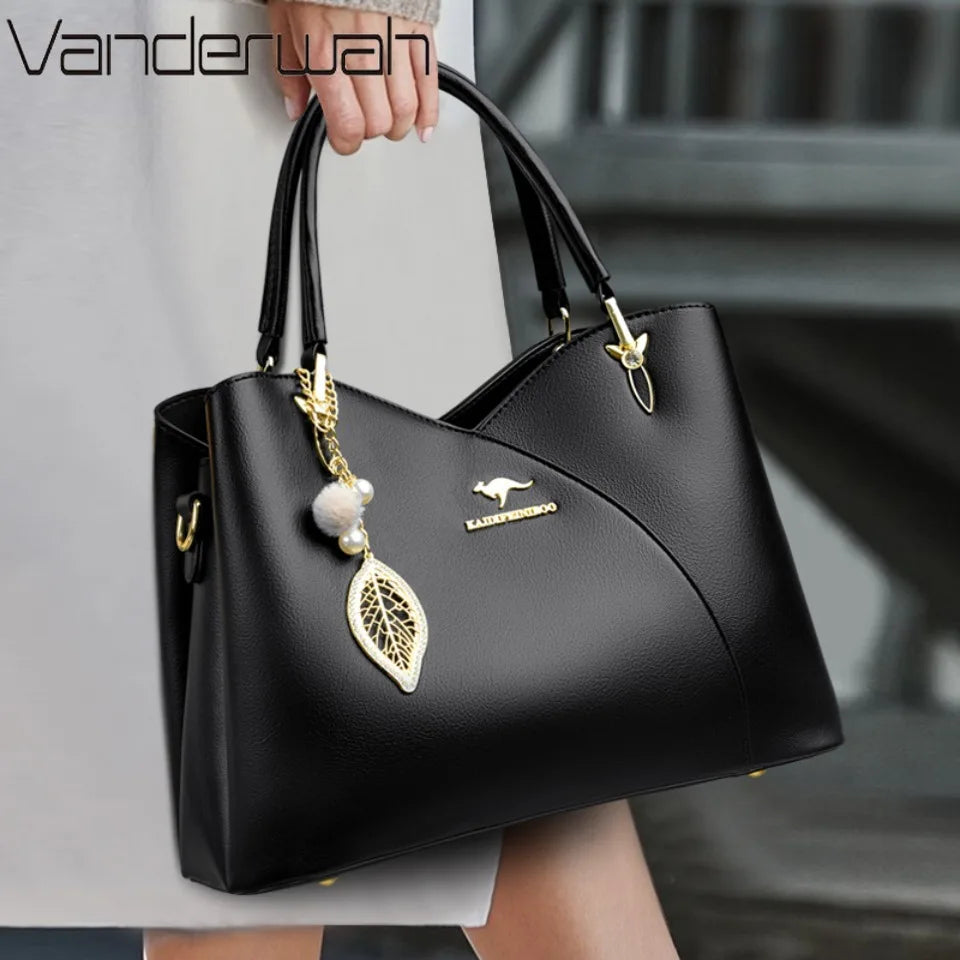 Luxury Leather Hand and Shoulder Bag