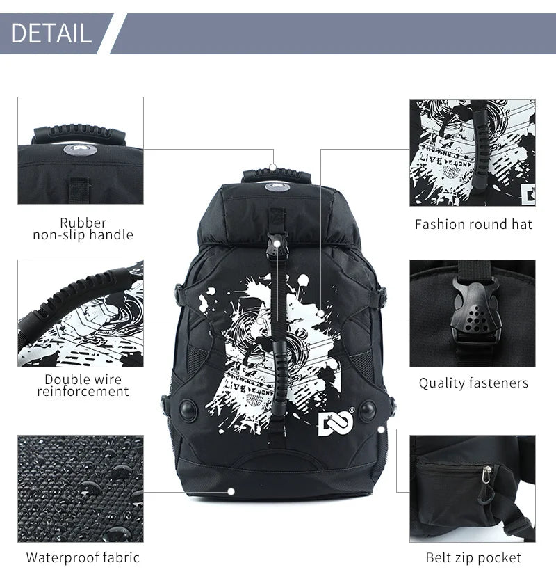 Fashion Outdoor Bags Unisex Professional Roller Skates Backpack