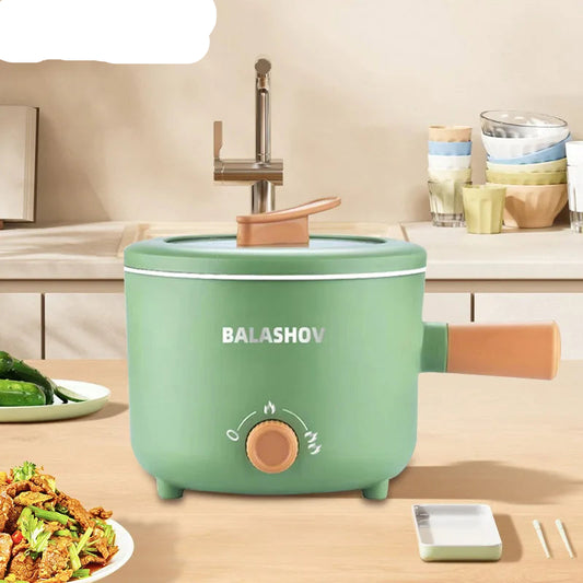 Mini Electric Cooker Multi-functional Cooking Pot Non-stick Frying Pan Ramen Dormitory Small Electric Hot Pot Cooker 220V