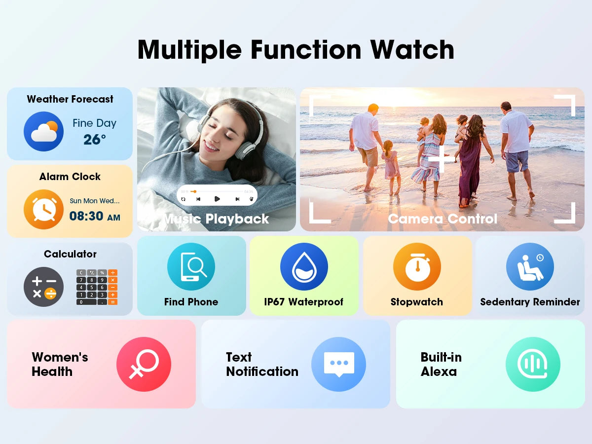 Unisex Smartwatch Bluetooth Call 1.39 Touch Screen smart watches for  Health MonitoringIp67Waterproof Fitness