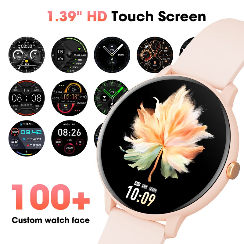 Unisex Smartwatch Bluetooth Call 1.39 Touch Screen smart watches for  Health MonitoringIp67Waterproof Fitness