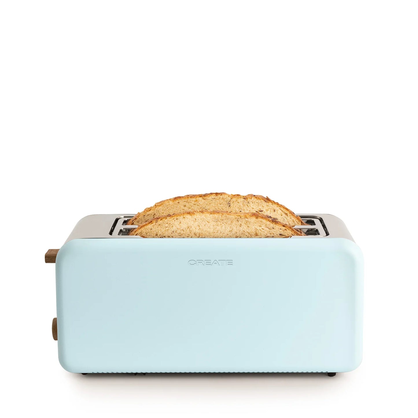 TOAST RETRO XL - Retro toaster with 2 extra wide slots, 1500W power, 6 browning levels, and cancel function, perfect for breakfast preparation. Ideal for large slices and easy to use in any kitchen.