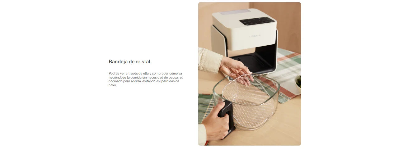 CREATE-Oil free fryer 4.2 L with water vaporizer-AIR FRYER MIST