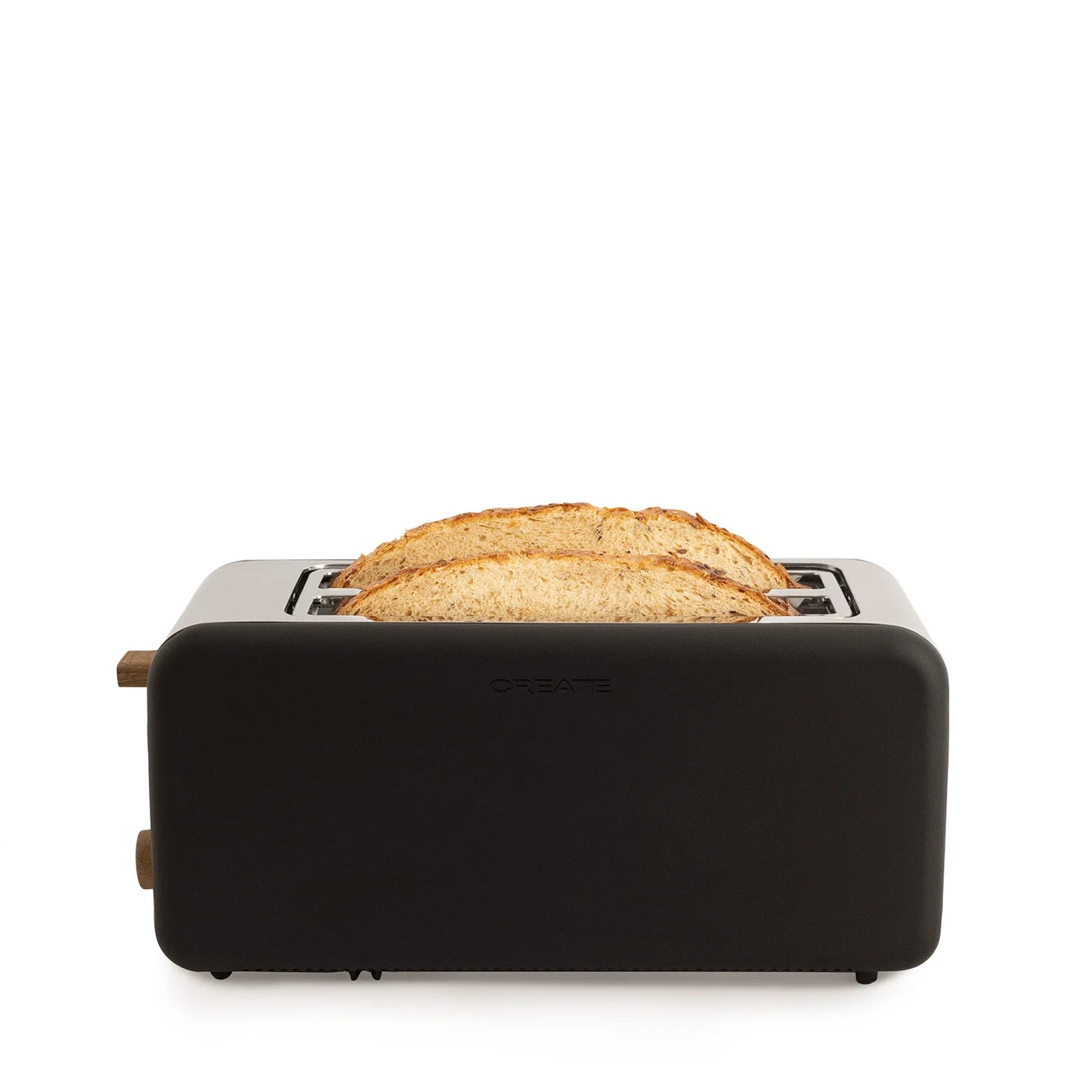 TOAST RETRO XL - Retro toaster with 2 extra wide slots, 1500W power, 6 browning levels, and cancel function, perfect for breakfast preparation. Ideal for large slices and easy to use in any kitchen.