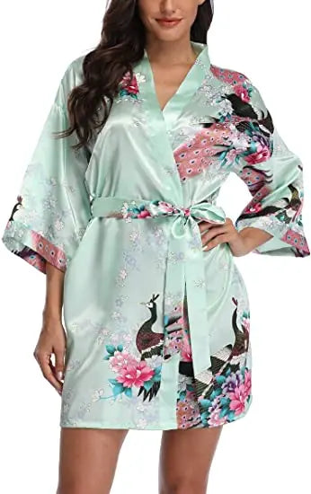 Home Wear Yukata Bathing Robe Japanese Style  Nightgown Pijamas