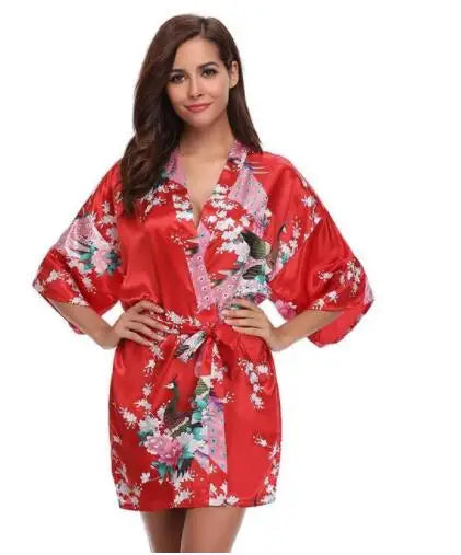 Home Wear Yukata Bathing Robe Japanese Style  Nightgown Pijamas