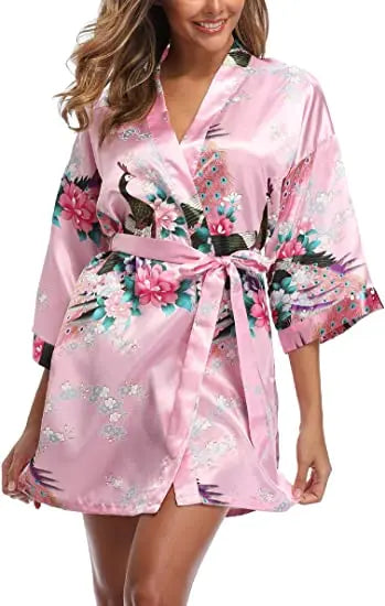 Home Wear Yukata Bathing Robe Japanese Style  Nightgown Pijamas