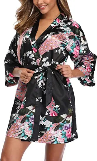 Home Wear Yukata Bathing Robe Japanese Style  Nightgown Pijamas