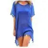 Summer Beach  Loose  Solid Color Casual Sea Side Clothes