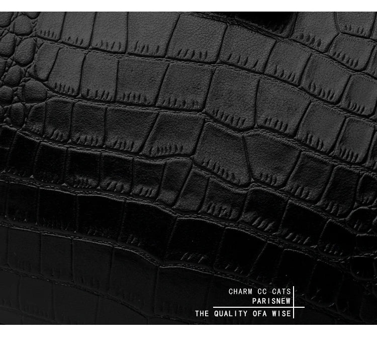 Brand Crocodile pattern Leather luxury Handbags Designer High Quality alligator large capacity Lady  Shoulder Crossbody Bag