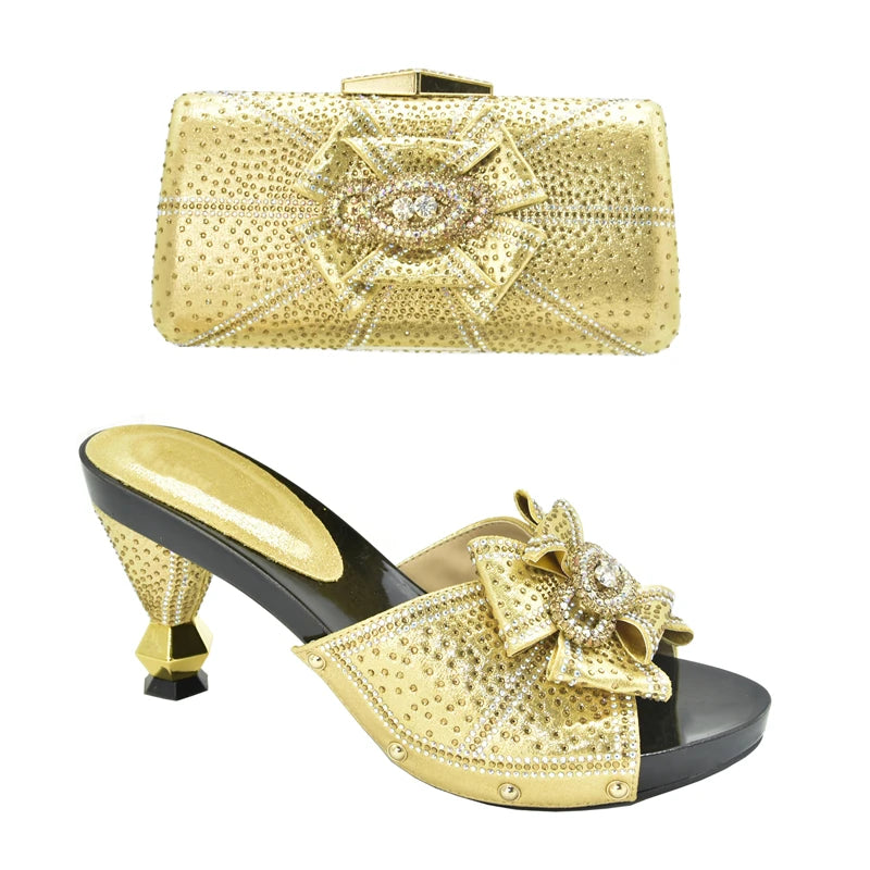 Shoes and Bag for Party Wedding Plus Size Women Shoes