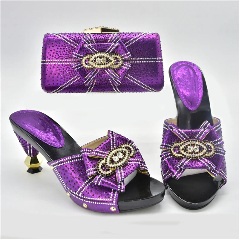 Shoes and Bag for Party Wedding Plus Size Women Shoes