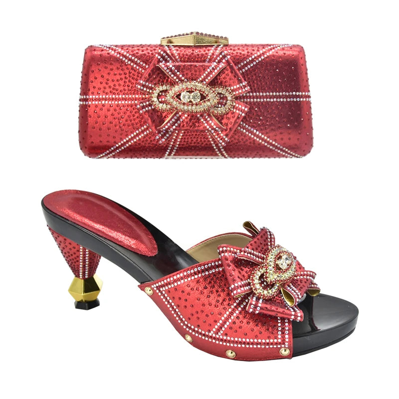 Shoes and Bag for Party Wedding Plus Size Women Shoes