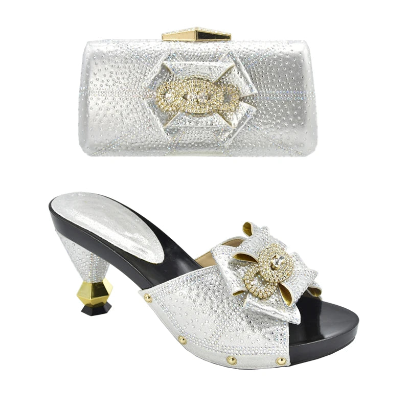 Shoes and Bag for Party Wedding Plus Size Women Shoes