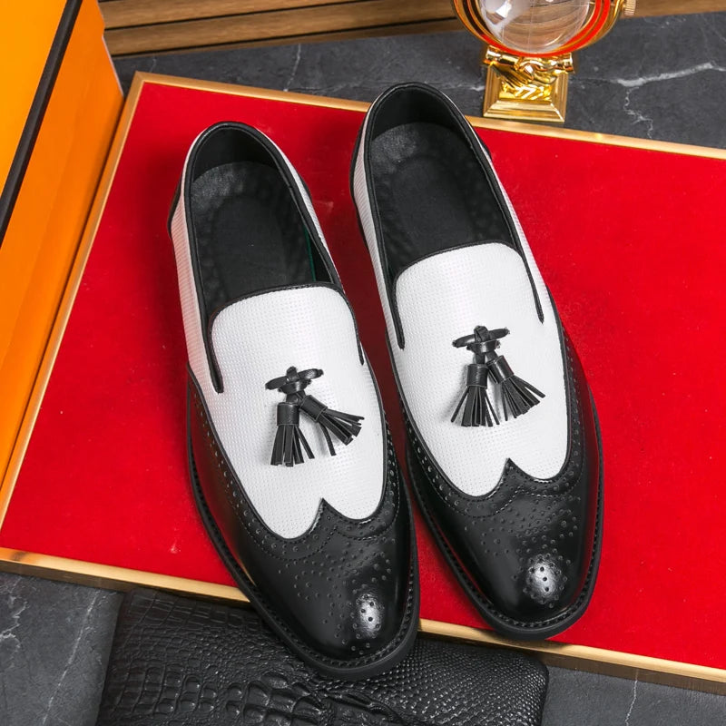Leather Moccasins Comfortable For Wedding and Office Designer Shoes