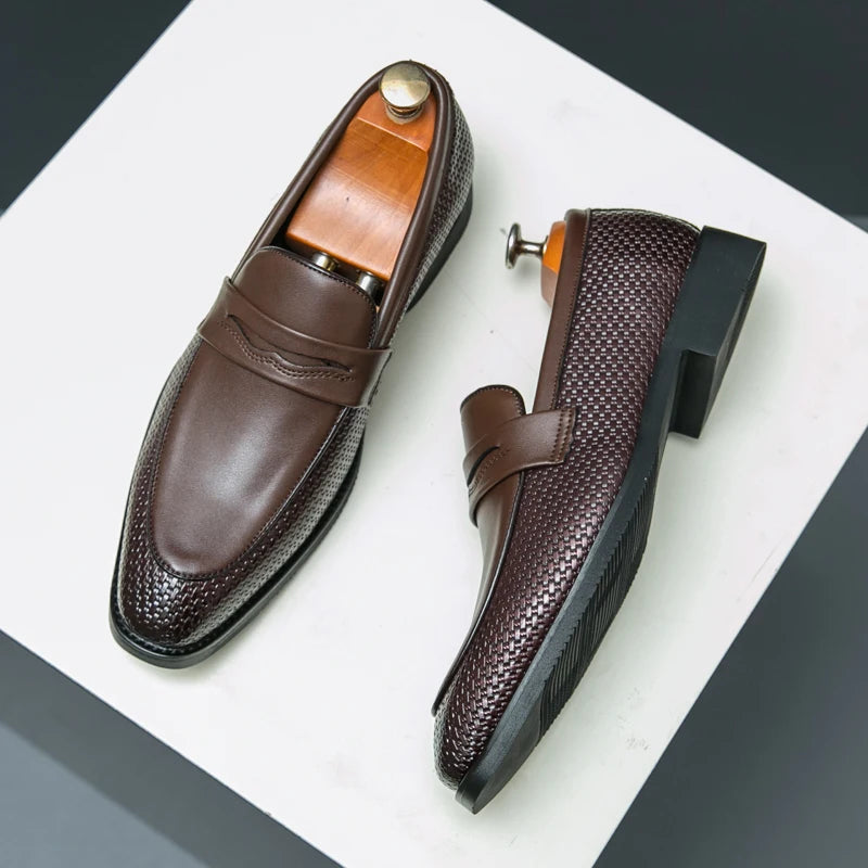 Classic Loafers Slip-on Plus Size 45 46 Original Office and Business Shoes