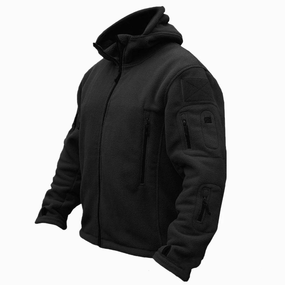 Military Winter Thermal Fleece Tactical Jacket Outdoors Sports Hooded Coat  Softshell