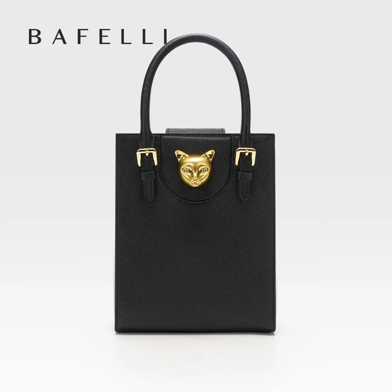 BAFELLI 2025 NEW WOMEN'S HANDBAG CAT LUXURY BRAND DESIGNER ORIGINAL STYLE TRENDING SHOULDER CASUAL BAGS