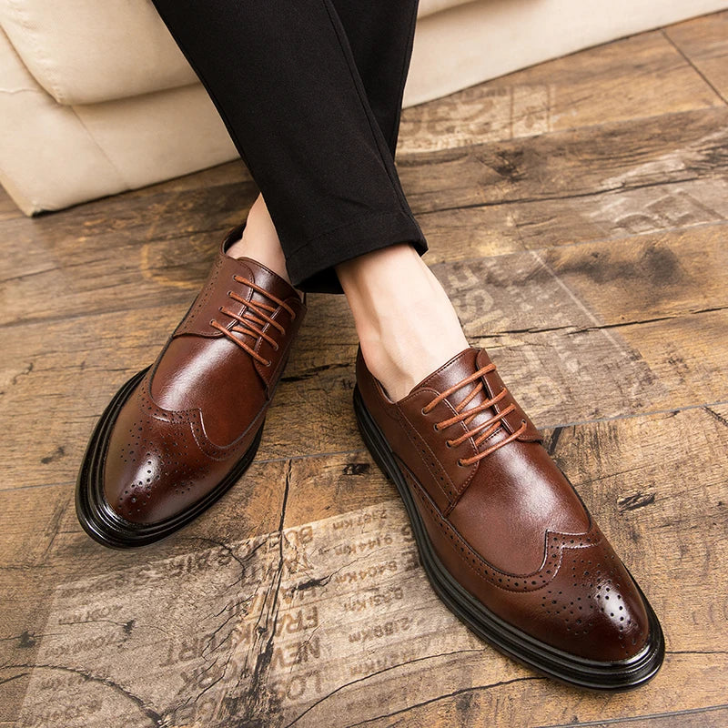 Vintage official and business classic men's shoes