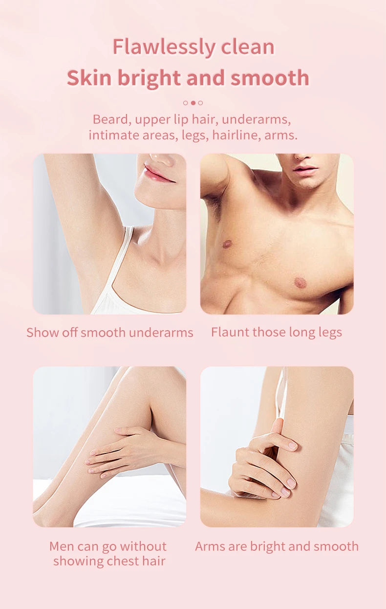 Portable Waterproof 2 In 1 Painless Shaving For Lady Private Part Hair Shaver Trimmer