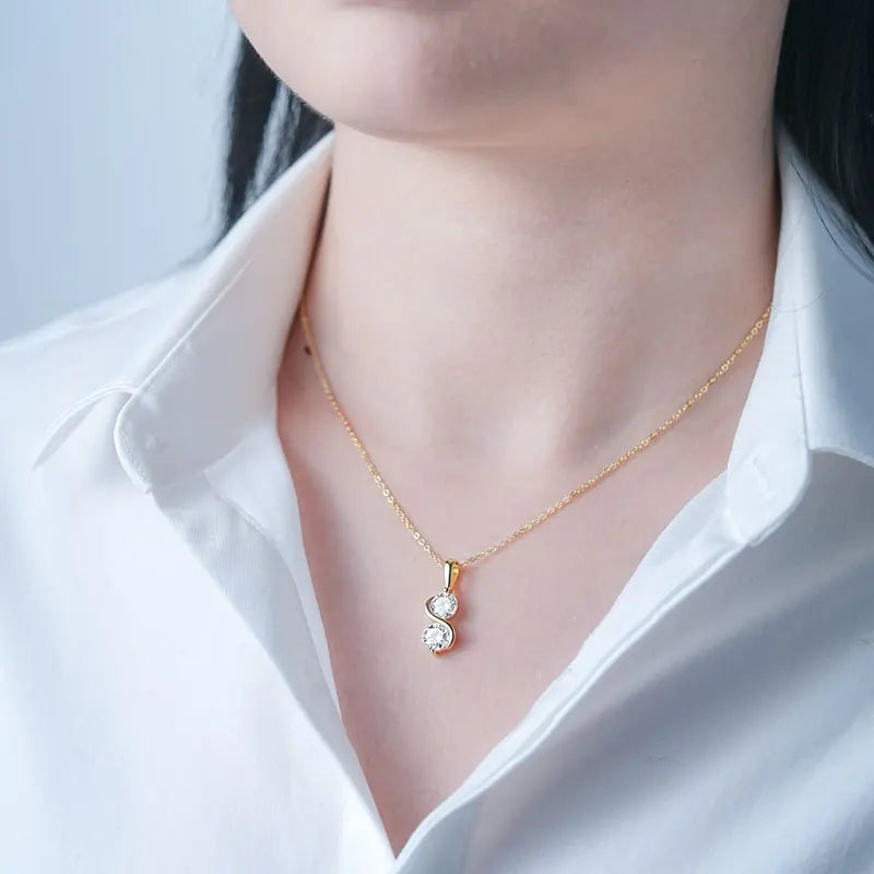 Round Pendant Necklaces Sterling Silver Fine Jewelry