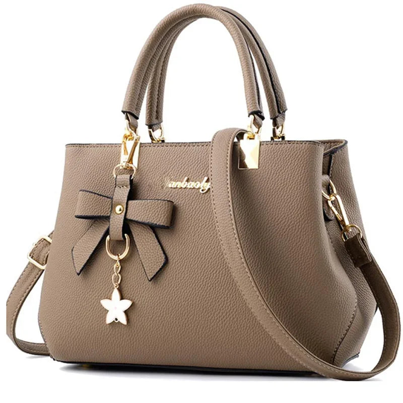 Luxury Designer Handbags Female Bags Plum Bowknot Sweet Messenger Crossbody Bag