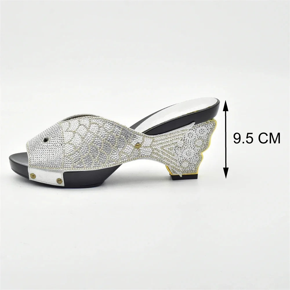 Matching Shoes and Bag Set for Wedding  Women Shoes and Bag Set