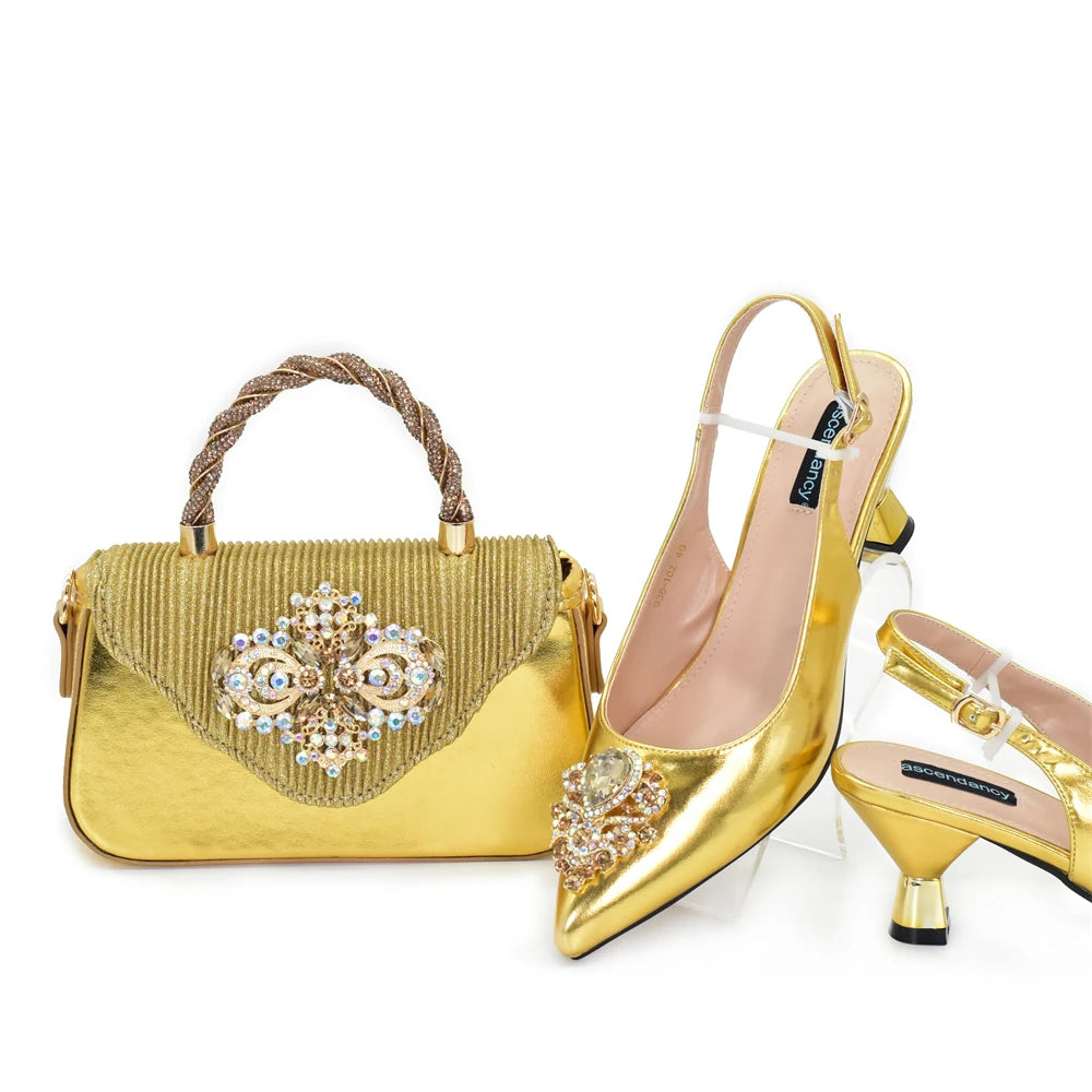 New Fashion Women Shoes and Bags To Match