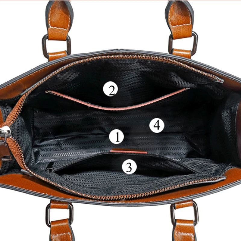Women Handbag Cross body Shoulder  Bag Genuine Leather Shopping Bags