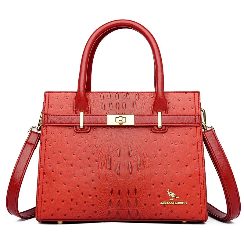 Shoulder Bag Soft Leather Designer Handbag With Large Capacity