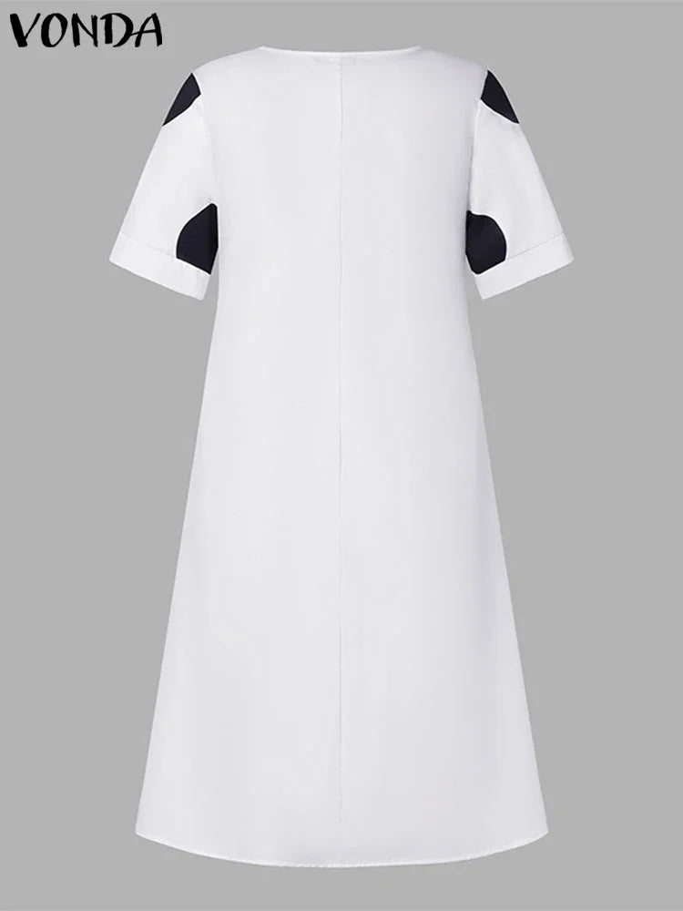 Plus Size Maxi Long Neck Party/Outing Elegant Dress