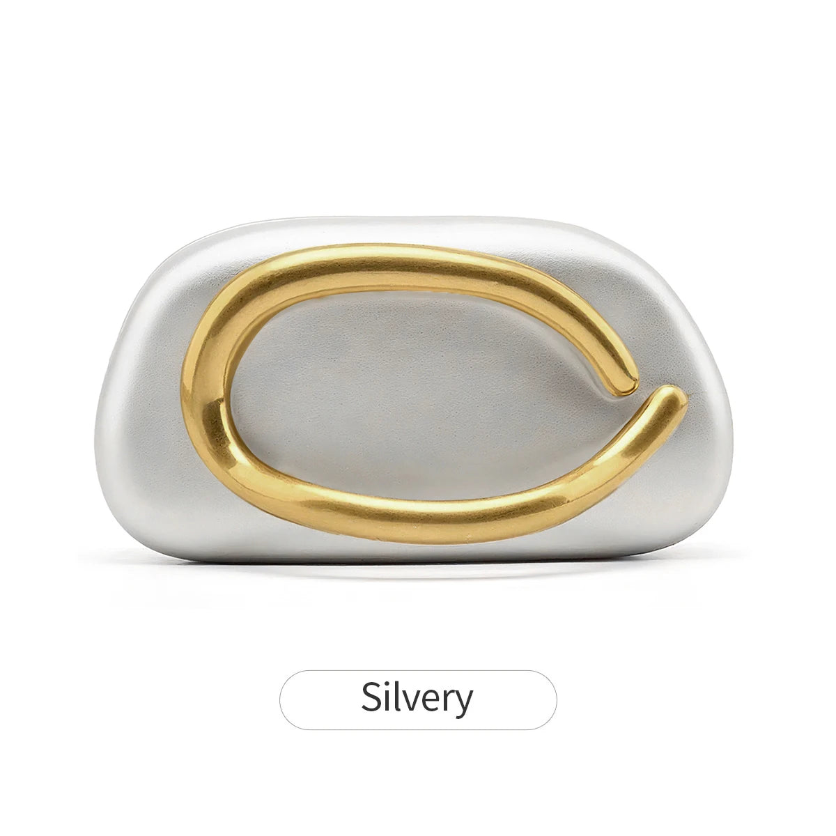 Metal Closure Clutch Evening Bags For Women Luxury Designer Handbag MINI wallet Vintage Elegant Oval Box Chain Strap Shoulder