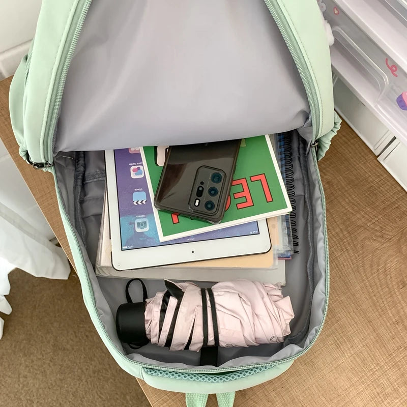Teenage Bookbackpack Schoolbag For Girls