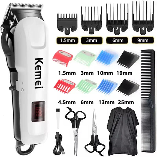 Electric Hair Clipper Hair Cut Maching Wireless Trimmer men Professional Clipper Machine Rechargeable Hair Cut