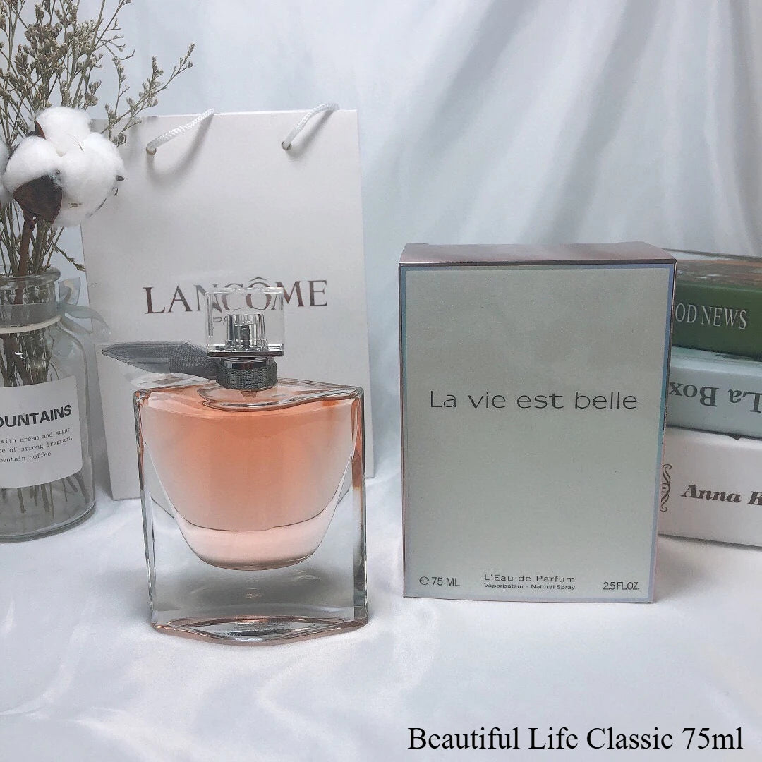 Eau de Parfum 100ml, beautiful life & White Musk Accord, Unisex Long Lasting Fragrance, Day to Night Wear, Elegant Floral Scent