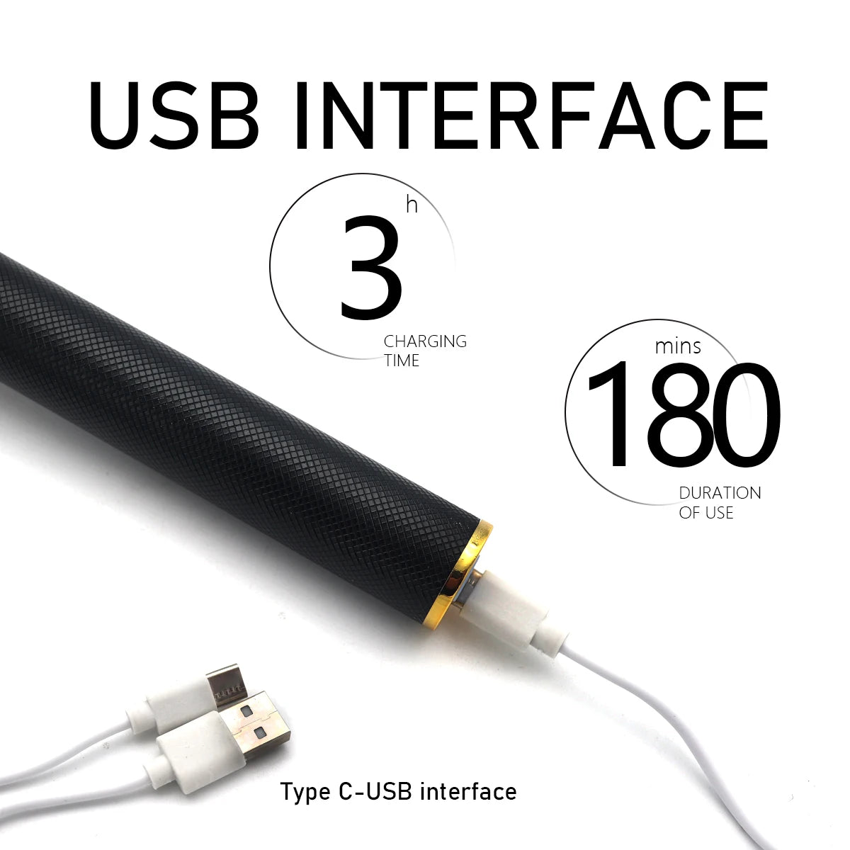 Hair Trimmer Machine Metal Body Stainless Steel Blade Hair Clipper Beard Trimmer for Men