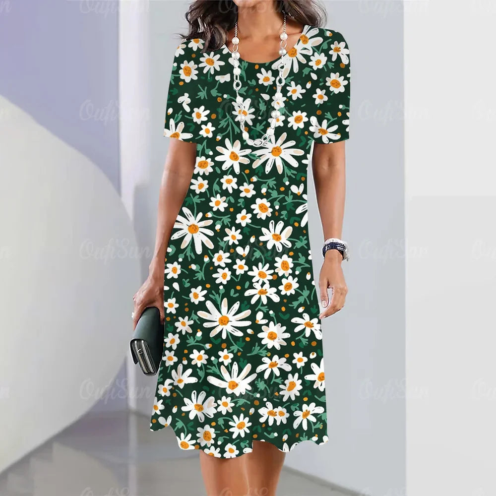 Elegant Beautiful Casual Mini  Summer Sweet Dress