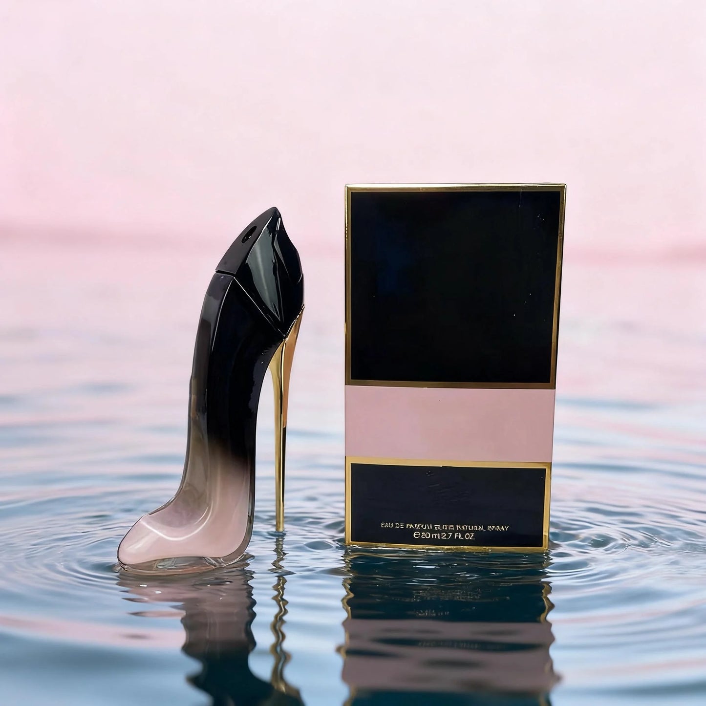 New Women's Luxury Floral Elegant High Heel Bottle Design Lasting Fragrance Sexy spray And Deodorant perfume
